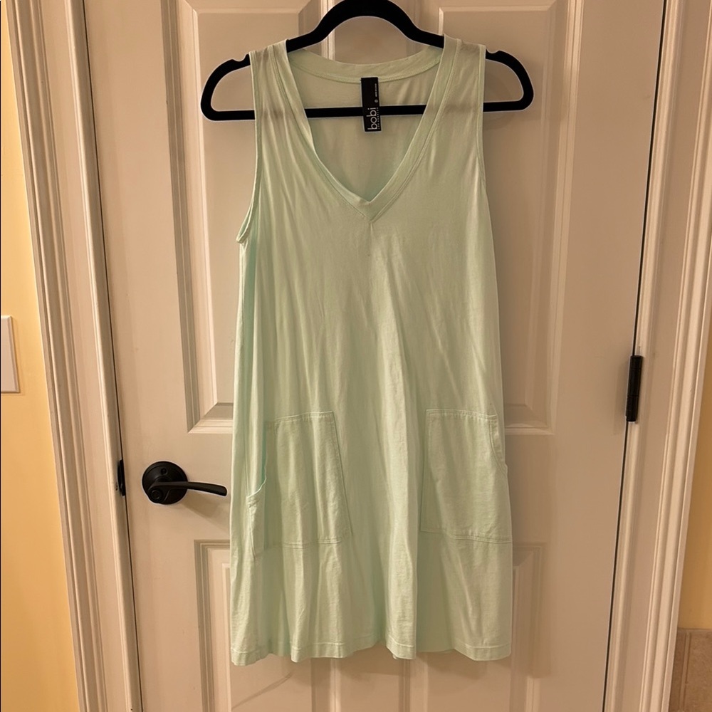Bobi Light Aqua Sleeveless Dress. Size S. NWOT.